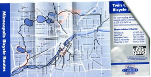 Minneapolis Bike Routes 1998