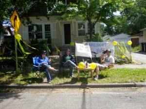 Happy neighbors